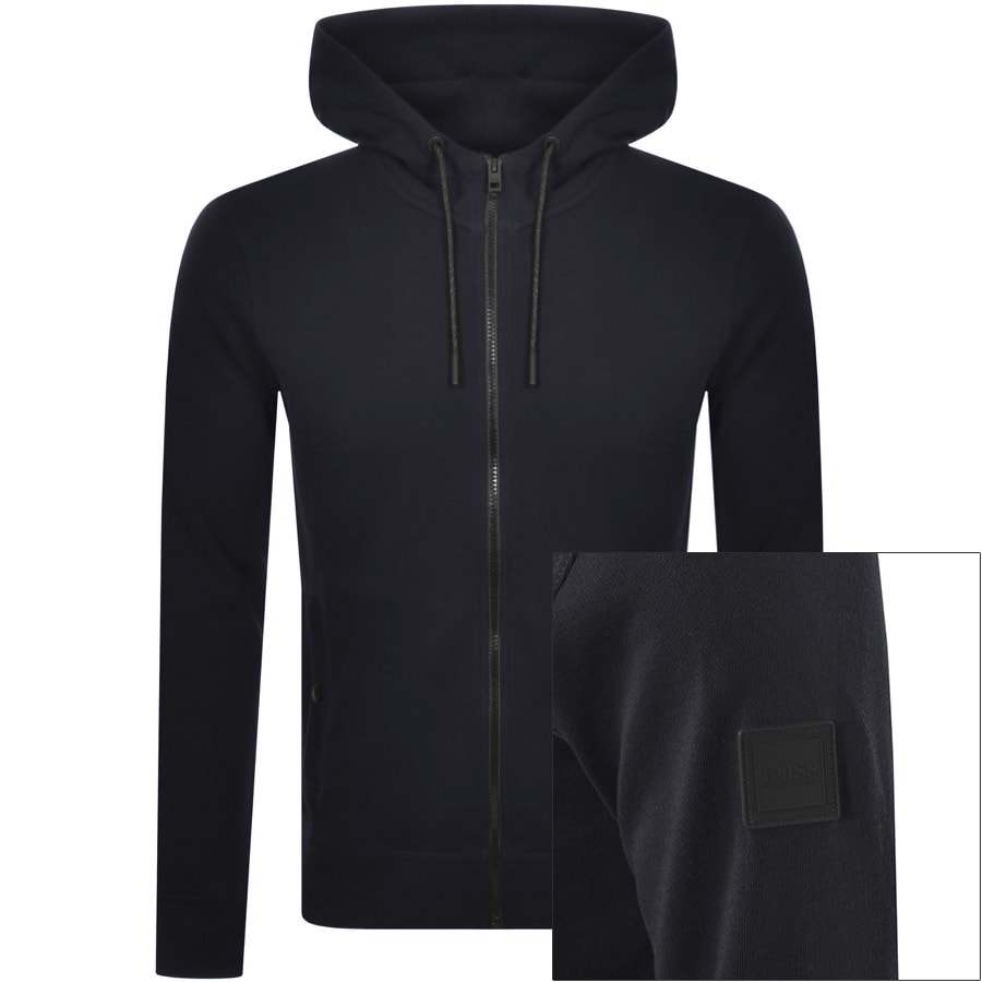 Alternative Image for ProductBOSS Zounds 1 Full Zip Hoodie Navy1